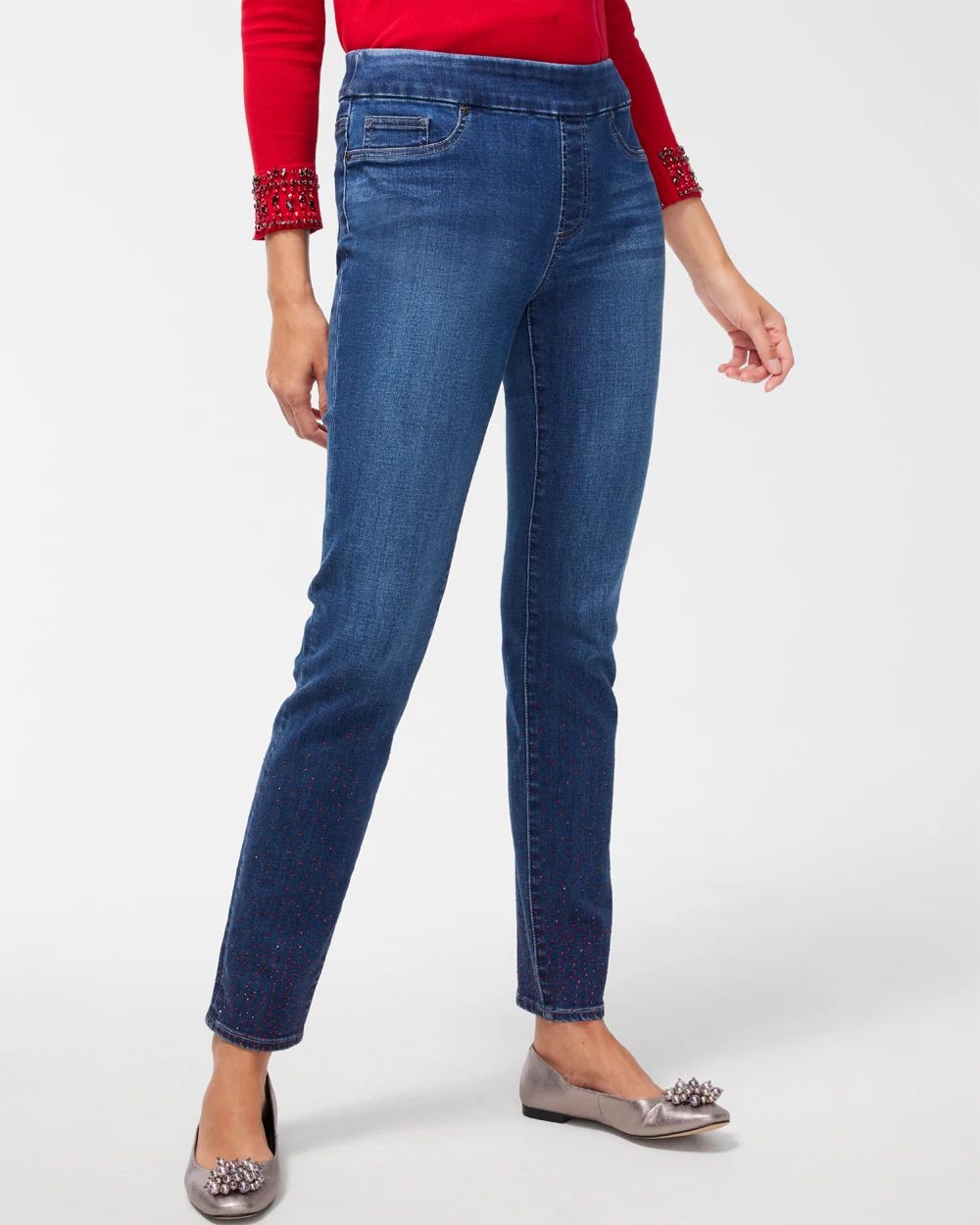 bless n° skintonejeans IMAN Global Chic Jersey Knit Slim-Leg Pull-On Pant